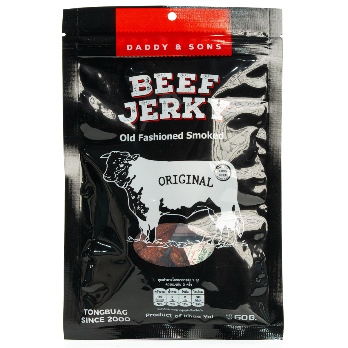 Daddy's Son Beef Jerky Natural Smoke