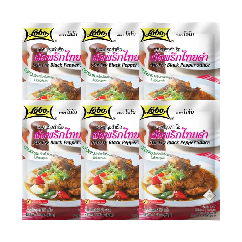 Lobo Ready-made Stir-fried Sauce With Black Pepper 50g