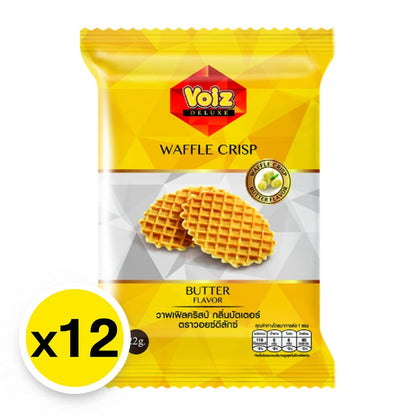 Voiz Waffle Crisp Butter 22g x12