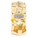 Lotte Koala's March White Milk & Cheese confectionery snacks featuring cute koala character packaging and white chocolate filling.