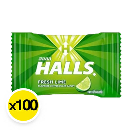 Halls Fresh Lime Candy