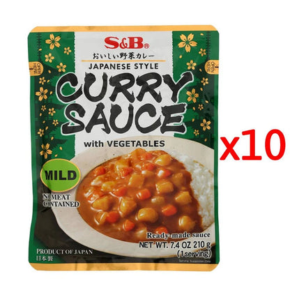 S & B Curry Sauce With Vegetable And Fruit Ready Made Potatoes