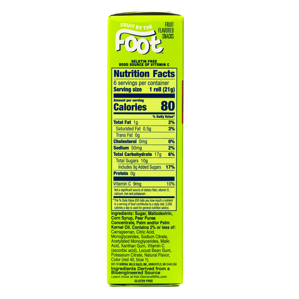 Fruit by the Foot Berry Tie Dye Fruit Snacks 6 Rolls