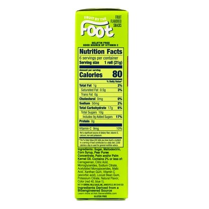 Fruit by the Foot Berry Tie Dye Fruit Snacks 6 Rolls