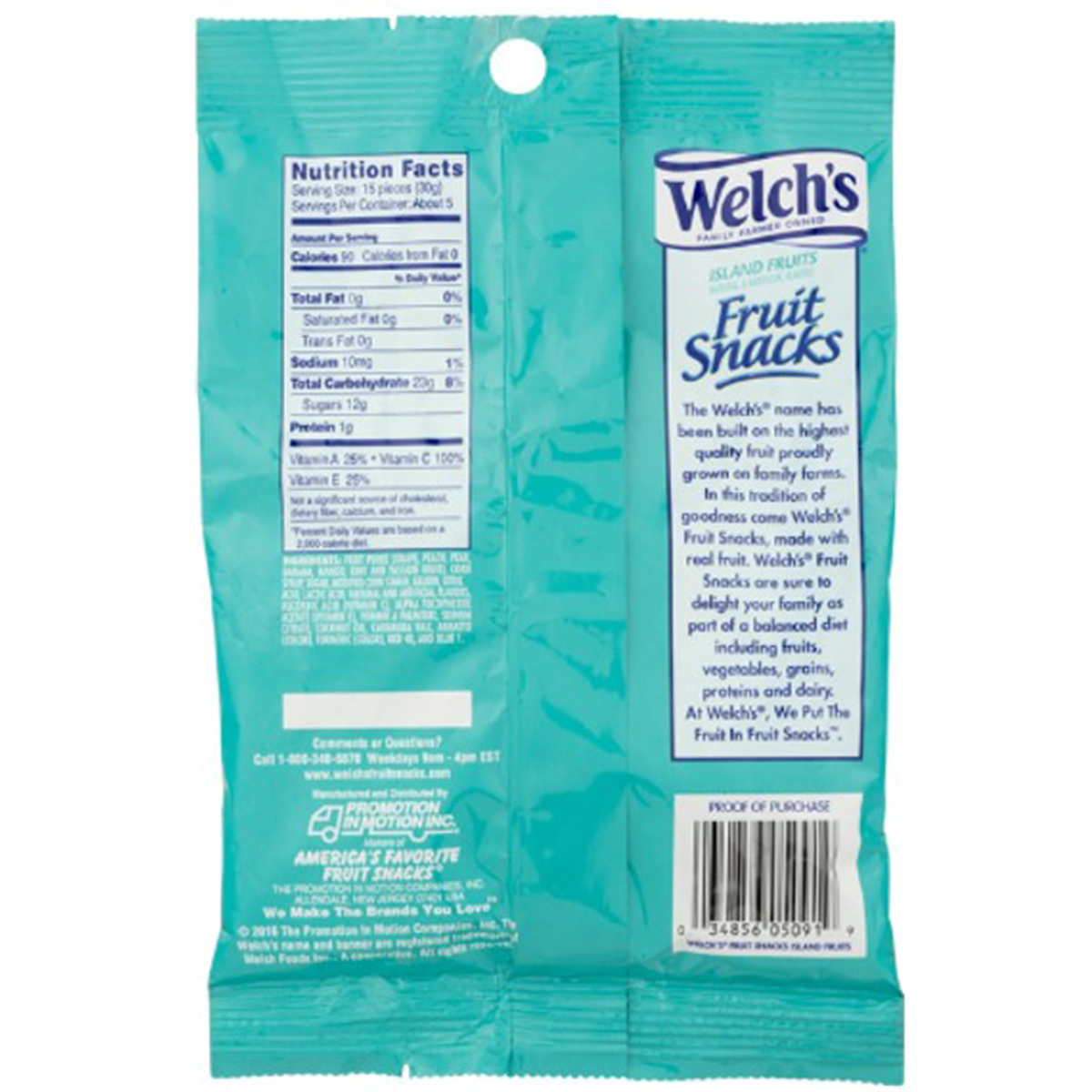 Welch's Fruit Snacks Island Fruits