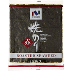 Nico Nico Yaki Aka confectionery snack in bright packaging, featuring crispy, caramelized rice snack pieces from Nico Nico brand.