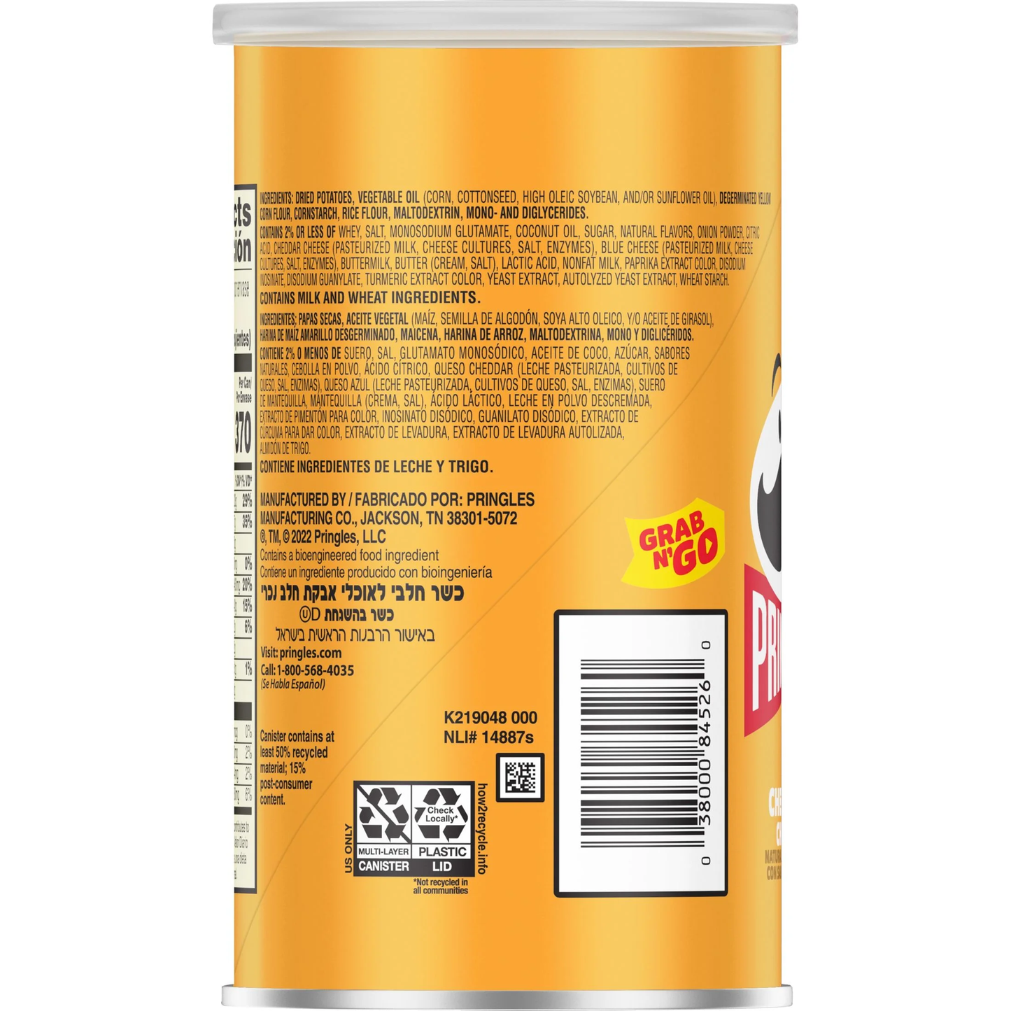 Pringles Cheddar Cheese