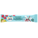 Frutonanny Fruit Stick with apple and raspberry flavors, a colorful confectionery snack featuring fresh fruit ingredients.