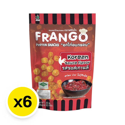Frango Chicken Protein Snack Korean Sauce Flavor 22g x6