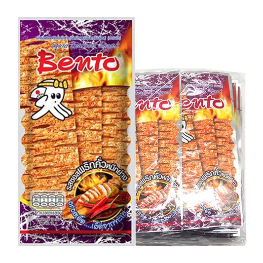 BENTO Squid Seafood Snack Chilli Sauce Grill 4g x24