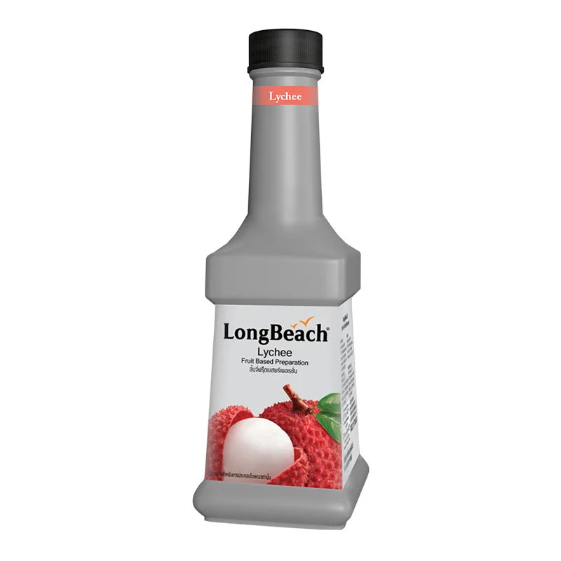 LONG BEACH Puree Fruit Based Preparation Lychee 900ml