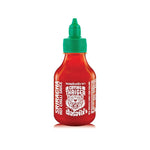Suree Crying Tiger Sriracha Chili Sauce 220g bottle, spicy Thai-style chili sauce in clear packaging for dry grocery use.