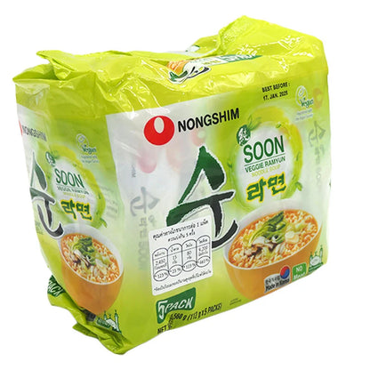 Nongshim Soon Veggie Noodle 112g x5