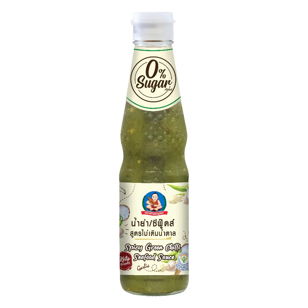 Deksomboon Keto Spicy Green Chili Seafood Sauce 350g