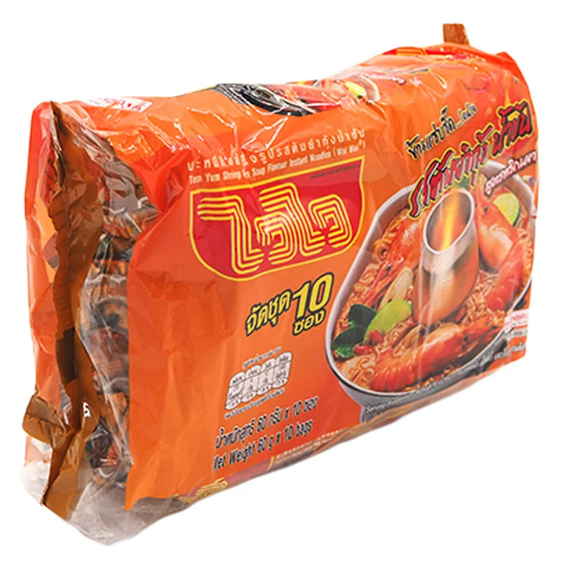 Waiwai Instant Noodles Tomyum Kung Namkon 60g x10