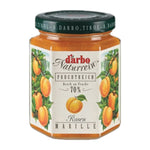 Darbo Apricot Double Fruit 200g jar of apricot fruit spread with visible apricot pieces in a glass jar.