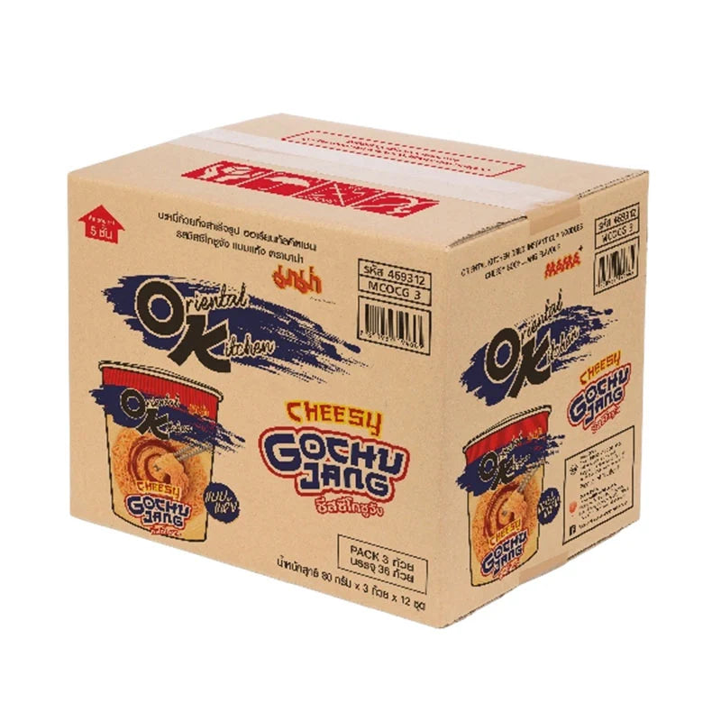 Mama Oriental Kitchen Dried Instant Cup Noodles Cheesy Gochujang