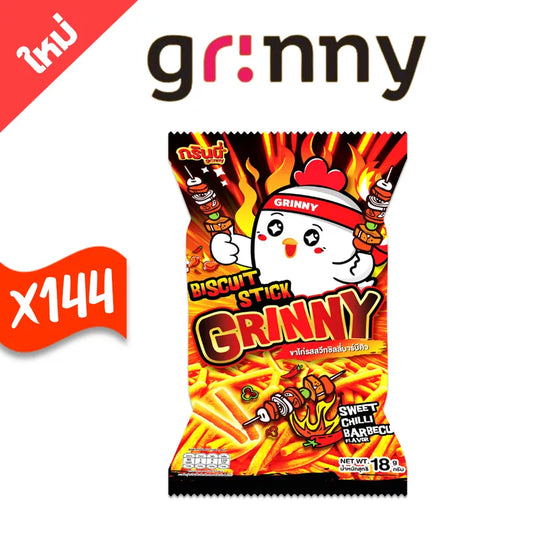 Grinny Biscuit Stick Sweet Chilli Barbecue Flavour 18g