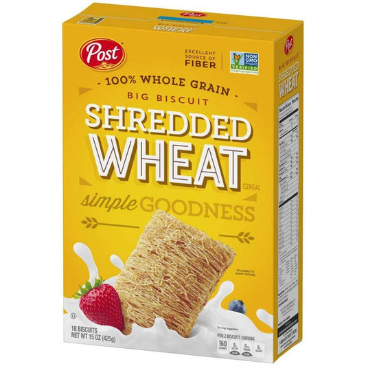 Post Big Biscuit Shredded With Cereal Wheat 15 Ounces