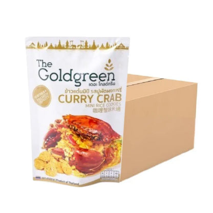 THE GOLDGREEN [promotion Pack 10] - CURRY CRAB MINI RICE COOKIES