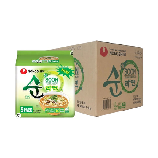 Nongshim Soon Veggie Ramyun Instant Noodles