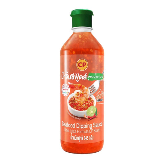 CP Lime Seafood Sauce in 845g jar, creamy seafood sauce with lime flavor, ready to enhance seafood dishes.