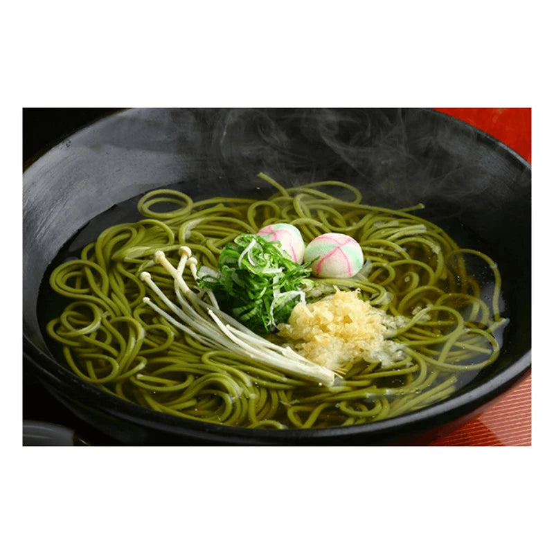 Kanesu Chasoba Uji Midori Green Tea Soba Made With Japanese