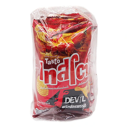 Tasto Devil Potato Rock Chips Chili Emperor 42g x6