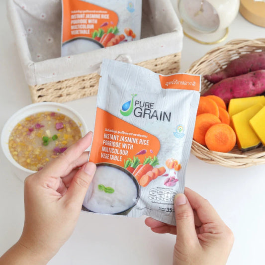 Pure Grain Instant Porridge Multi-colored 35g