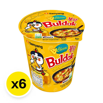 Samyang Buldak Cup Ramen Cheese 70g x6