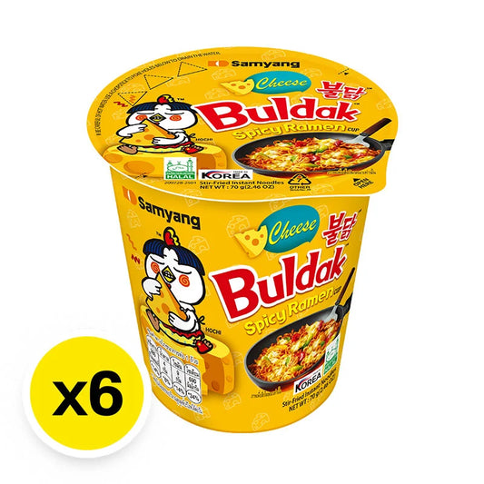 Samyang Buldak Cup Ramen Cheese 70g x6