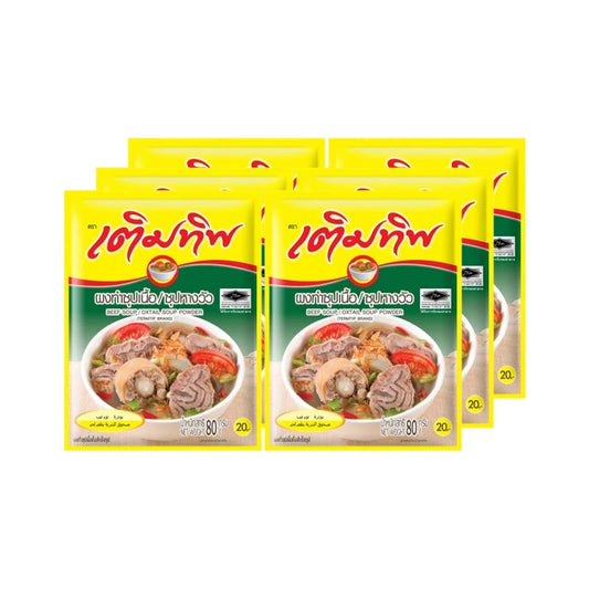Termtip Beef Oxtail Soup Seasoning Powder 80g x6