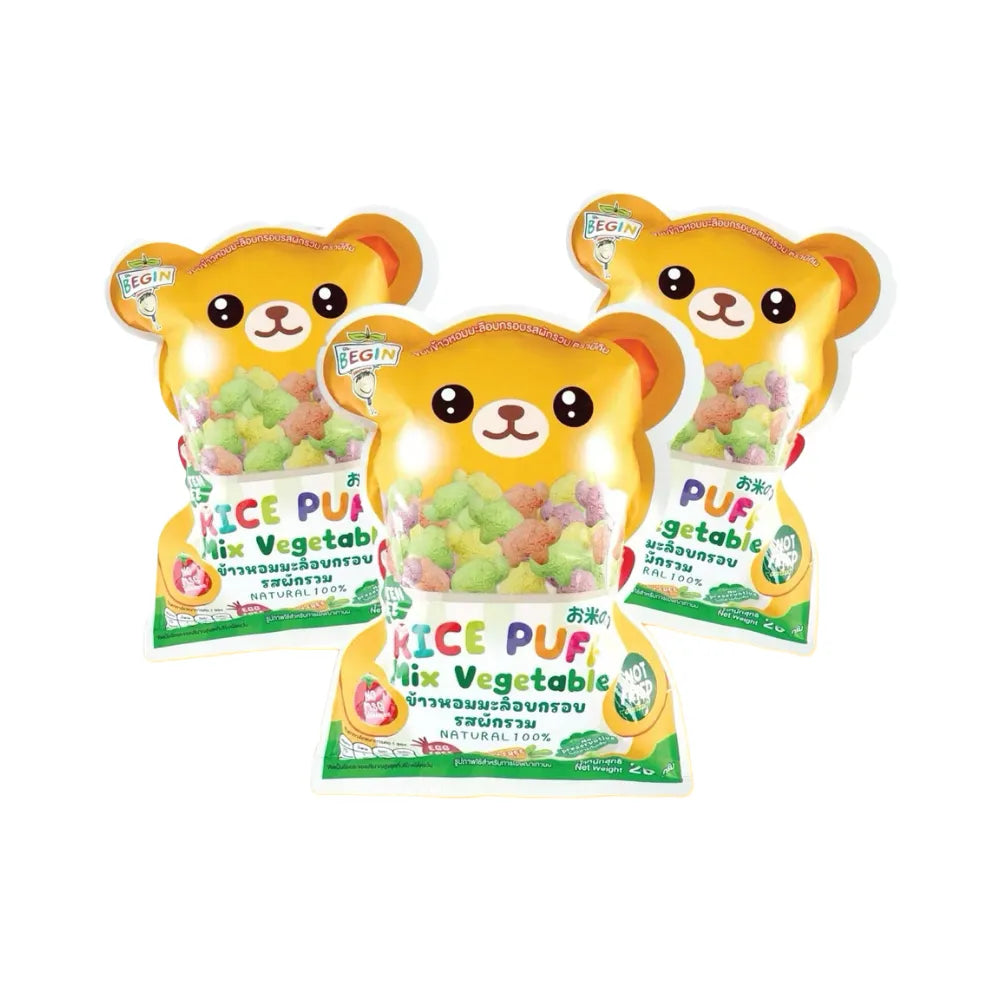 BEGIN BABY Rice Puff Mixed With Vegetables Fruit