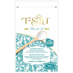 T-Salt Fleur de Sel gourmet salt in a glass jar, fine sea salt crystals for culinary use, natural and premium quality.