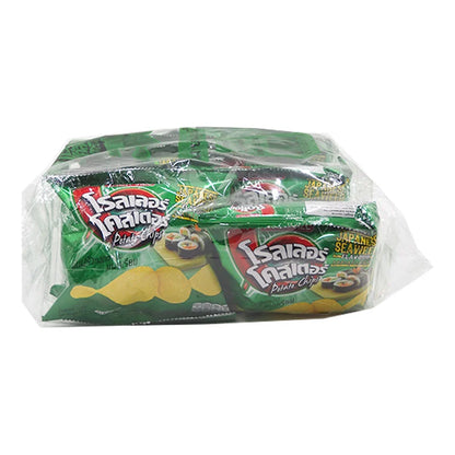 Roller Coaster Potato Chips Extrude Japanese Seaweed 12g x12