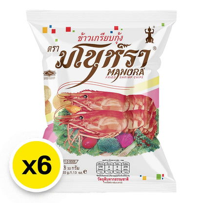 Manora Fried Prawn Cracker 35g x6