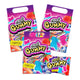 GRINNY Pectin Gummy Stars in strawberry and blueberry flavors, 15g packs, 12 pieces per pack, three packs shown.