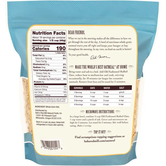 Bob's Red Mill Regular Rolled Oats