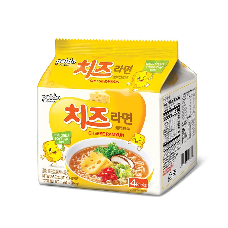 PALDO Ramyun Cheese Instant Noodle 111g x4