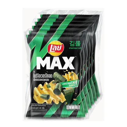 Lays Max Potato Chips Nori Crunchy 40g x6