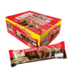 GRINNY CHOCOLATE COATED SNACK FILLED WITH CHOCOLATE CREAM . (BOX