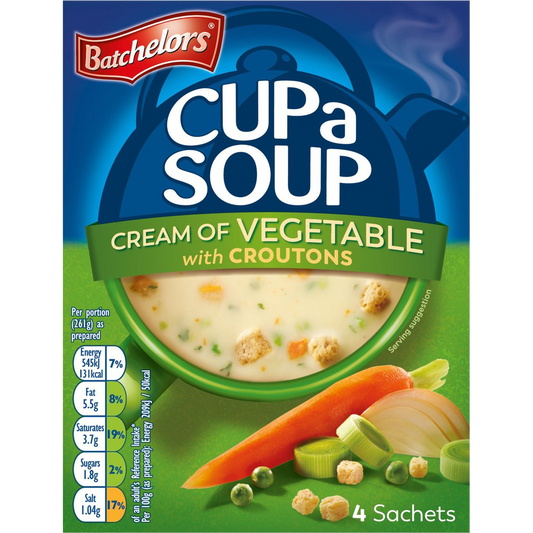 Batchelors Cup A Soup Cream Of Vegetable