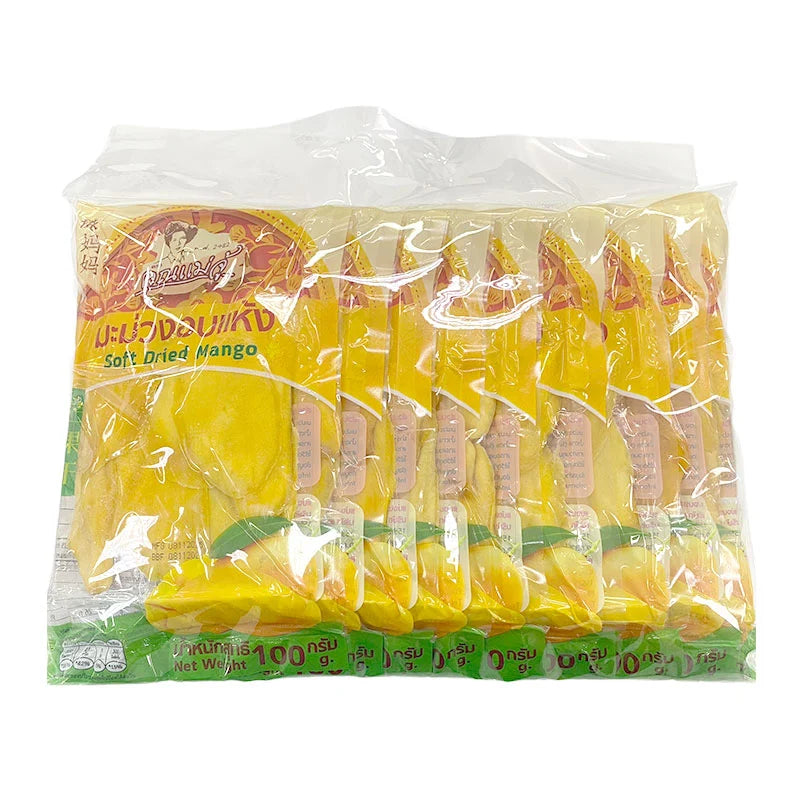 KHUNMAEJU MANGO DRIED FRUIT MANGO 9 PACK X 1 100g