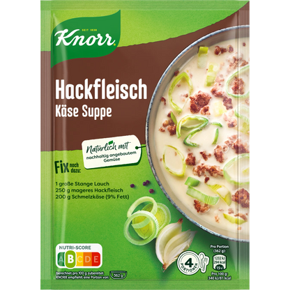 Knorr Fix Hackfleisch Kase Suppe