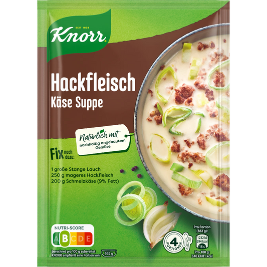 Knorr Fix Hackfleisch Kase Suppe