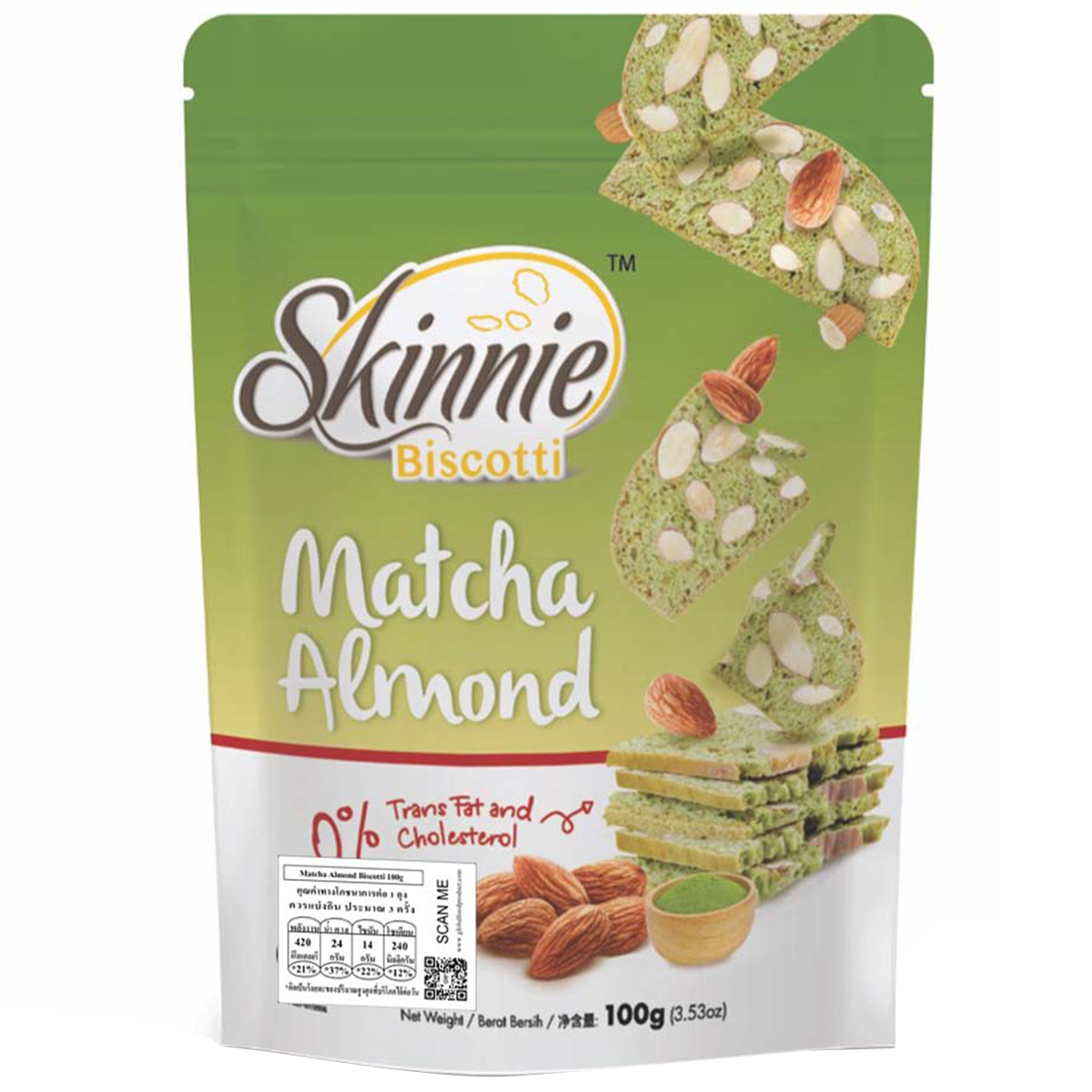 Skinnie Matcha Almond