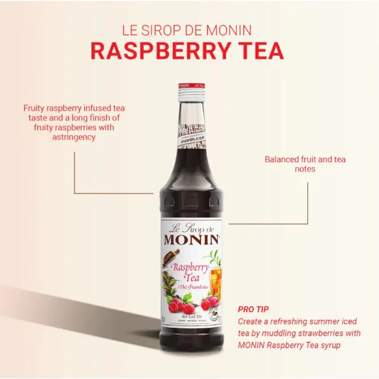Monin Raspberry Tea Syrup 700ml