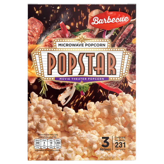 Popstar Microwave Bar-B-Q Flavor