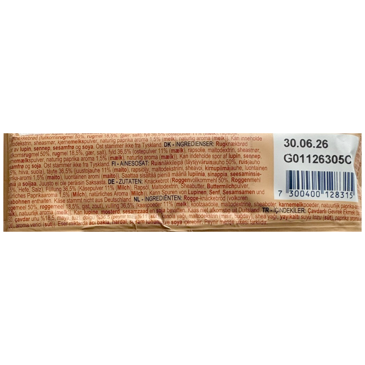 Wasa Sandwich Cheese & Paprika