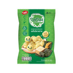 Dozo Rice Ball Nori Seaweed Flavored Snack in 50g packet, Japanese-inspired confectionery with crispy rice and seaweed flavor
